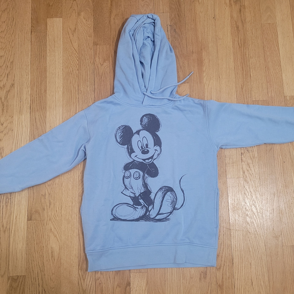 Blue Mickey Mouse Kids Hoodie